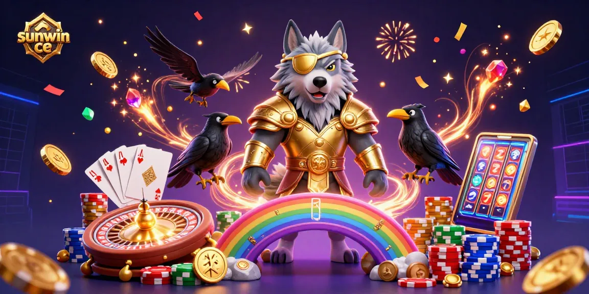 Experience the thrill of sunwin ce with a dynamic Norse mythology scene, packed with casino elements.