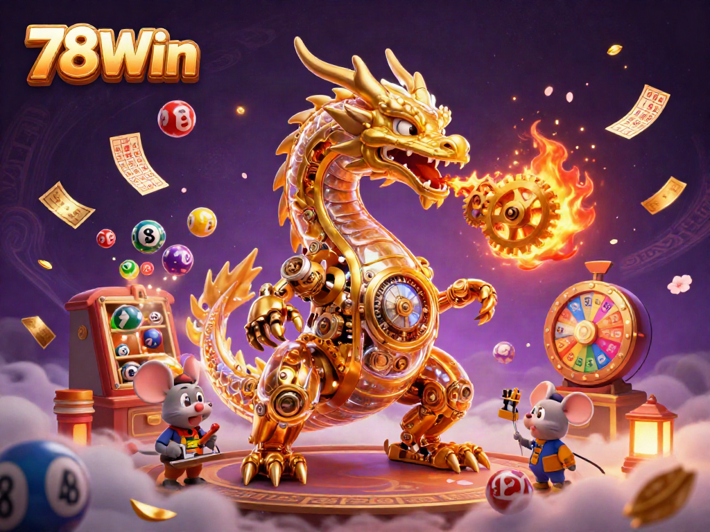 Engage with 78Win's vibrant lottery events featuring colorful elements and dynamic designs.