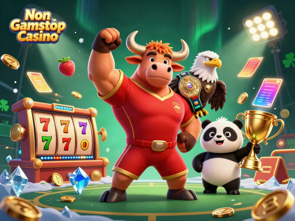 Experience top-tier gaming with Non Gamstop Casino featuring dynamic characters and thrilling slot elements.